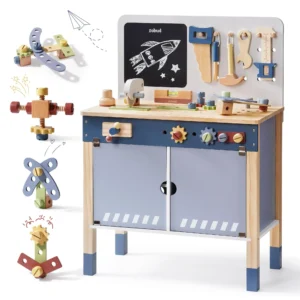Wooden Toy Workbench.  Creative Building Set